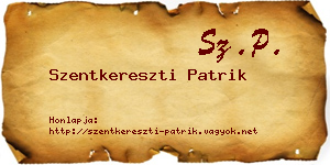 Szentkereszti Patrik névjegykártya